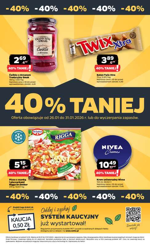 Netto - gazetka promocyjna Gazetka Spożywcza od poniedziałku 26.01 do soboty 31.01 - strona 29