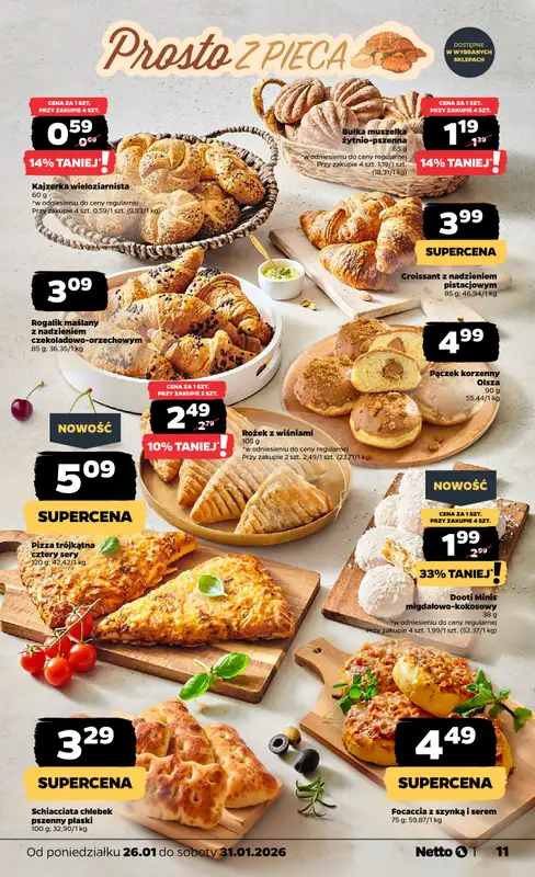 Netto - gazetka promocyjna Gazetka Spożywcza od poniedziałku 26.01 do soboty 31.01 - strona 11