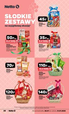 Netto - gazetka promocyjna Gazetka Spożywcza od poniedziałku 26.01 do soboty 31.01 - strona 20