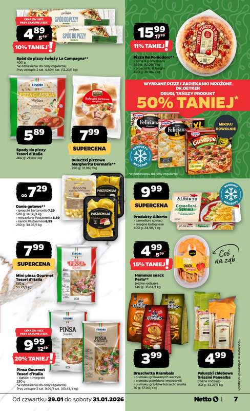 Netto - gazetka promocyjna Gazetka Spożywcza od czwartku 29.01 do soboty 31.01 - strona 7