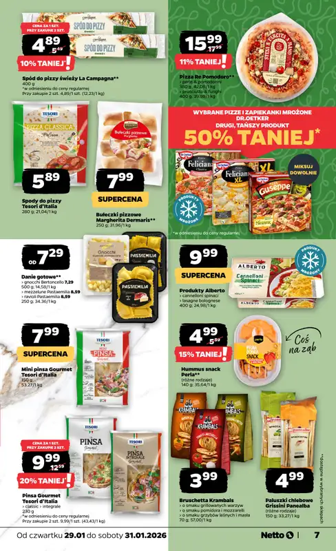 Netto - gazetka promocyjna Gazetka Spożywcza od czwartku 29.01 do soboty 31.01 - strona 7