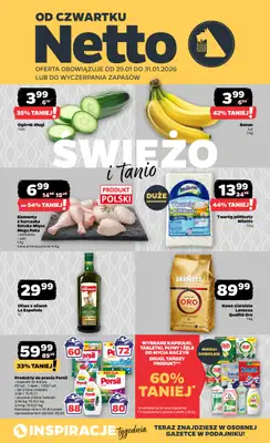 Netto - gazetka promocyjna Gazetka Spożywcza od czwartku 29.01 do soboty 31.01