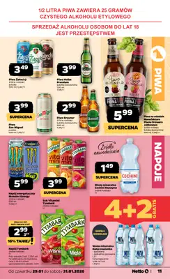 Netto - gazetka promocyjna Gazetka Spożywcza od czwartku 29.01 do soboty 31.01 - strona 11