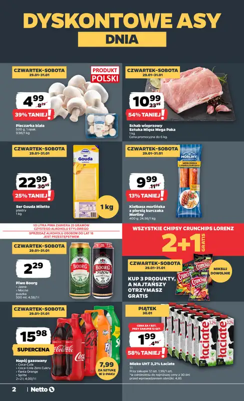 Netto - gazetka promocyjna Gazetka Spożywcza   - strona 2