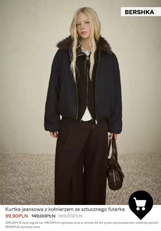 Bershka - gazetka promocyjna Sztuczne futro od czwartku 22.01  - strona 10