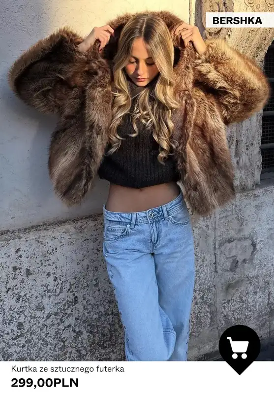 Bershka - gazetka promocyjna Sztuczne futro od czwartku 22.01  - strona 7