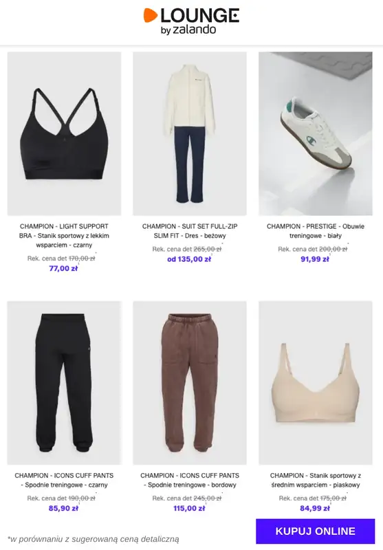 Lounge by Zalando - gazetka promocyjna Do -74% Champion od czwartku 22.01 do niedzieli 25.01 - strona 3