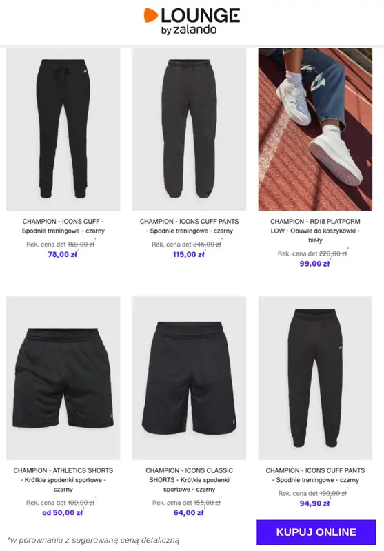 Lounge by Zalando - gazetka promocyjna Do -74% Champion od czwartku 22.01 do niedzieli 25.01 - strona 2