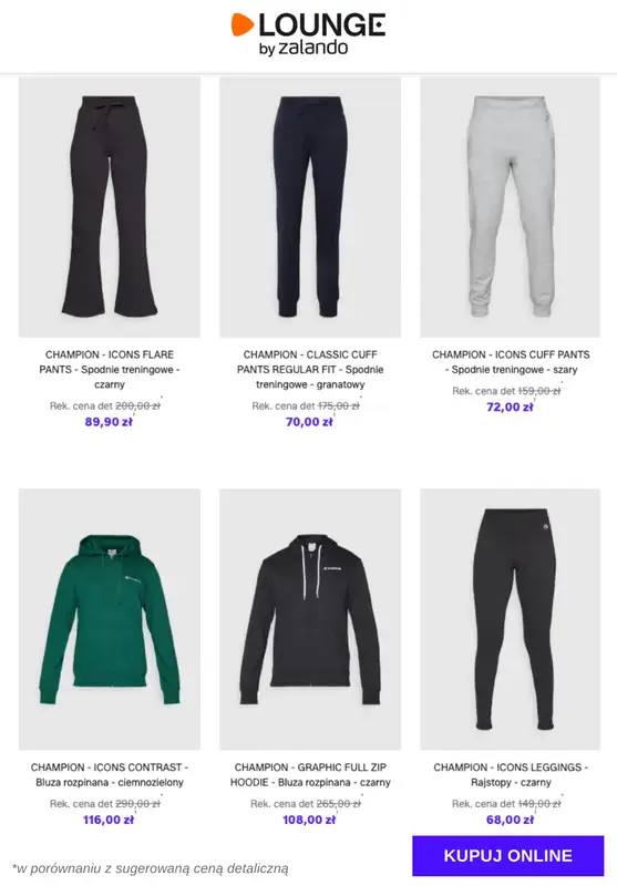 Lounge by Zalando - gazetka promocyjna Do -74% Champion od czwartku 22.01 do niedzieli 25.01 - strona 5