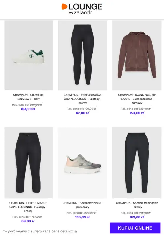 Lounge by Zalando - gazetka promocyjna Do -74% Champion od czwartku 22.01 do niedzieli 25.01 - strona 10