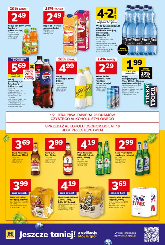 Hitpol - gazetka promocyjna Gazetka - HITY cenowe! od piątku 30.01 do niedzieli 08.02 - strona 10