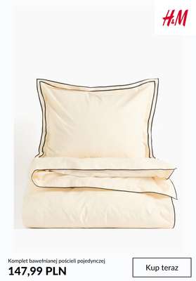 H&M - gazetka promocyjna -20% na POŚCIEL przy zakupie 2 kompletów dla KLUBOWICZÓW od czwartku 22.01  - strona 5