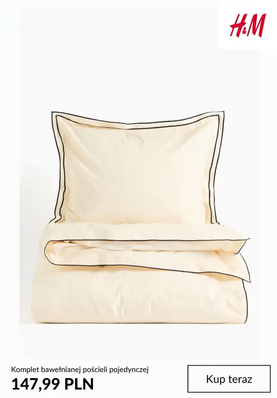 H&M - gazetka promocyjna -20% na POŚCIEL przy zakupie 2 kompletów dla KLUBOWICZÓW od czwartku 22.01  - strona 5