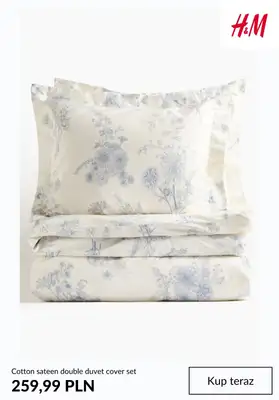 H&M - gazetka promocyjna -20% na POŚCIEL przy zakupie 2 kompletów dla KLUBOWICZÓW od czwartku 22.01  - strona 9