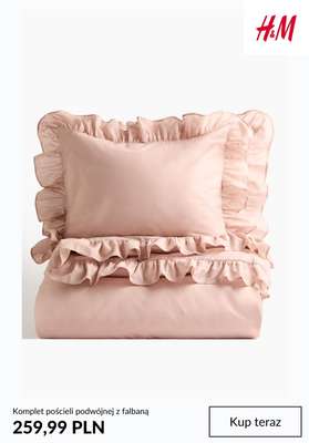 H&M - gazetka promocyjna -20% na POŚCIEL przy zakupie 2 kompletów dla KLUBOWICZÓW od czwartku 22.01  - strona 7