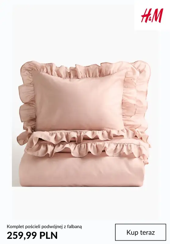 H&M - gazetka promocyjna -20% na POŚCIEL przy zakupie 2 kompletów dla KLUBOWICZÓW od czwartku 22.01  - strona 7