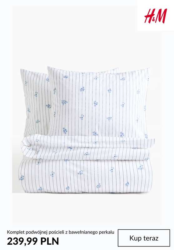 H&M - gazetka promocyjna -20% na POŚCIEL przy zakupie 2 kompletów dla KLUBOWICZÓW od czwartku 22.01  - strona 8