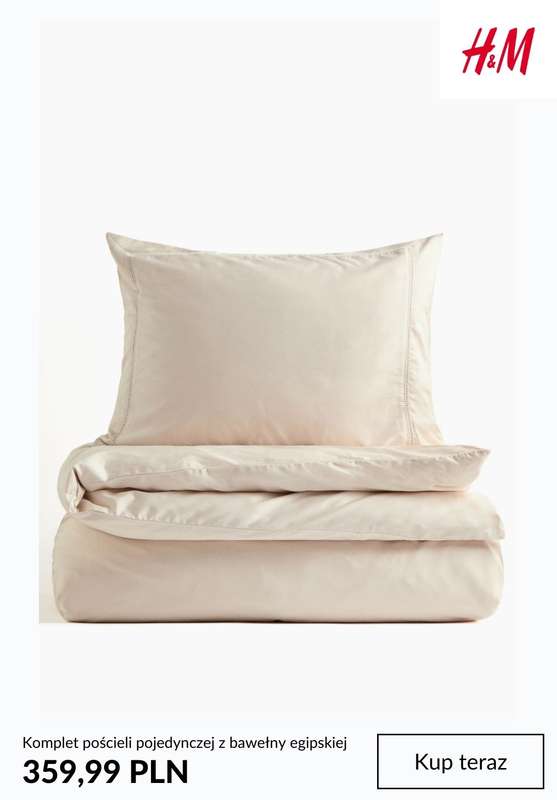 H&M - gazetka promocyjna -20% na POŚCIEL przy zakupie 2 kompletów dla KLUBOWICZÓW od czwartku 22.01  - strona 10