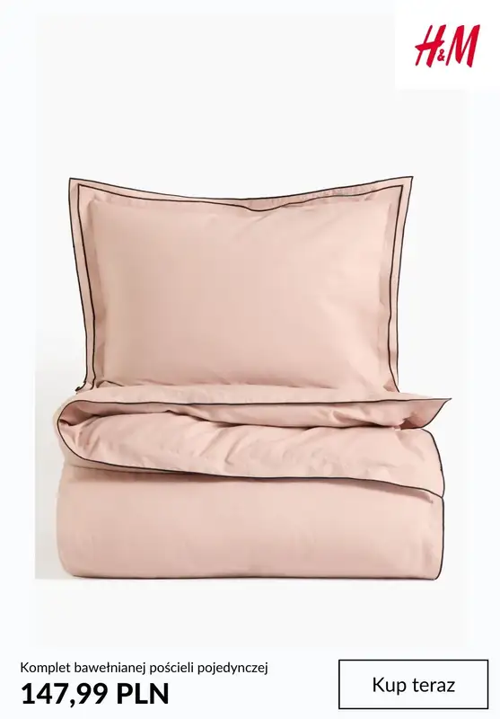 H&M - gazetka promocyjna -20% na POŚCIEL przy zakupie 2 kompletów dla KLUBOWICZÓW od czwartku 22.01  - strona 3