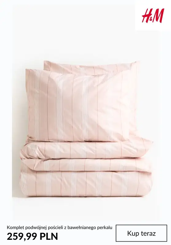 H&M - gazetka promocyjna -20% na POŚCIEL przy zakupie 2 kompletów dla KLUBOWICZÓW od czwartku 22.01  - strona 4