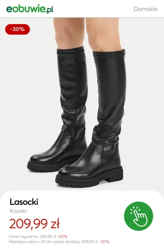 eobuwie.pl - gazetka promocyjna SALE: kozaki damskie od czwartku 22.01 do poniedziałku 02.02 - strona 10