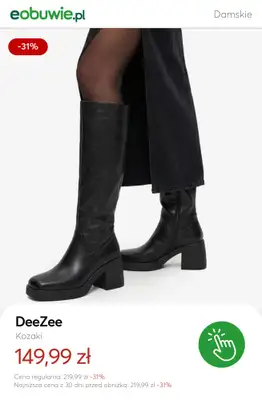 eobuwie.pl - gazetka promocyjna SALE: kozaki damskie od czwartku 22.01 do poniedziałku 02.02 - strona 6