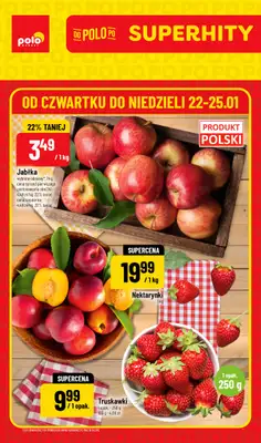 POLOmarket - gazetka promocyjna Super hity na weekend od czwartku 22.01 do niedzieli 25.01