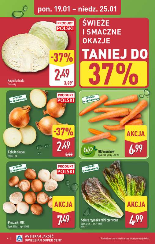 Aldi - gazetka promocyjna Pełny katalog! od poniedziałku 19.01 do niedzieli 25.01 - strona 4