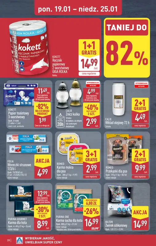 Aldi - gazetka promocyjna Pełny katalog! od poniedziałku 19.01 do niedzieli 25.01 - strona 20