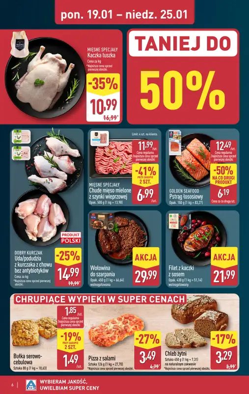 Aldi - gazetka promocyjna Pełny katalog! od poniedziałku 19.01 do niedzieli 25.01 - strona 6