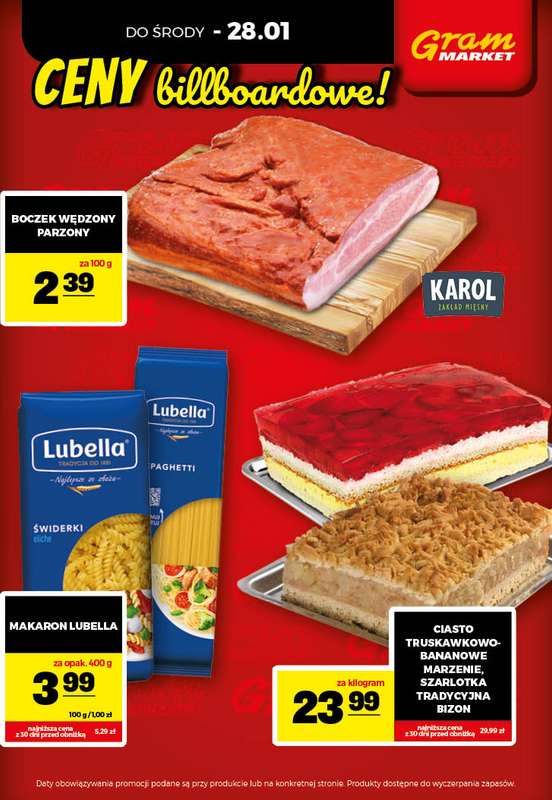 Gram Market - gazetka promocyjna Cały tydzień niskie ceny od piątku 23.01 do niedzieli 25.01 - strona 3
