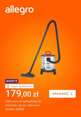 Odkurzacz przemysłowy do kominka i gruzu Lehmann Haddo 2000W