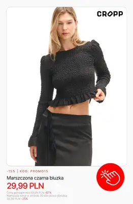 Cropp - gazetka promocyjna -15% na wyprzedaż przy zakupach od 140 PLN od czwartku 22.01  - strona 2