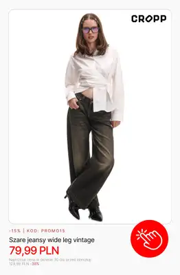 Cropp - gazetka promocyjna -15% na wyprzedaż przy zakupach od 140 PLN od czwartku 22.01  - strona 3