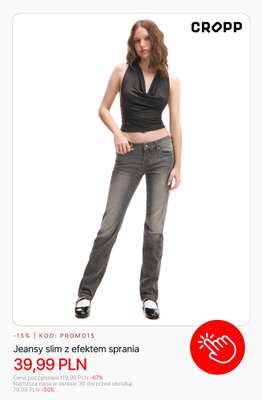 Cropp - gazetka promocyjna -15% na wyprzedaż przy zakupach od 140 PLN od czwartku 22.01  - strona 9