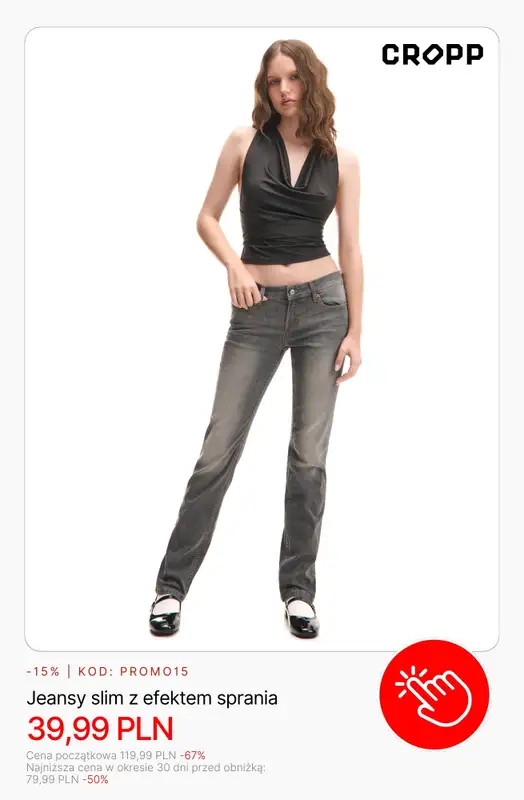 Cropp - gazetka promocyjna -15% na wyprzedaż przy zakupach od 140 PLN od czwartku 22.01  - strona 9