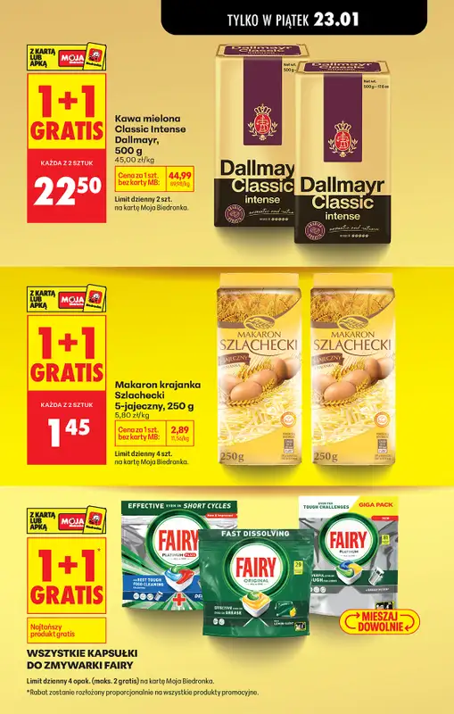 Biedronka - gazetka promocyjna Od czwartku od czwartku 22.01 do środy 28.01 - strona 23