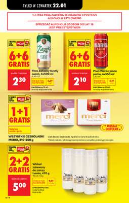 Biedronka - gazetka promocyjna Od czwartku, Z ladą tradycyjną od czwartku 22.01 do środy 28.01 - strona 22