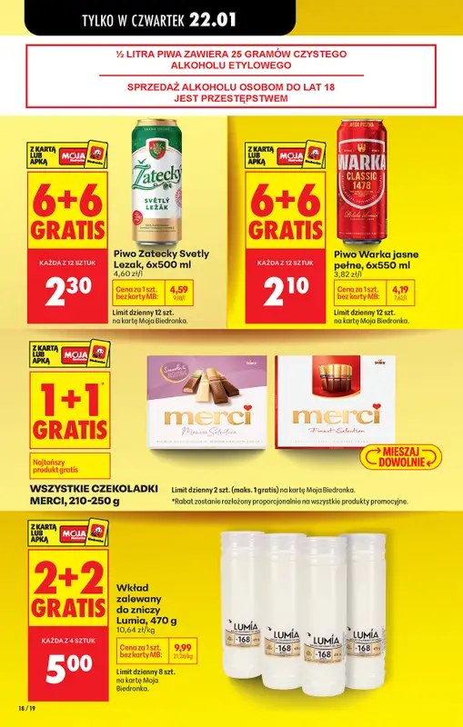 Biedronka - gazetka promocyjna Od czwartku, Z ladą tradycyjną od czwartku 22.01 do środy 28.01 - strona 22