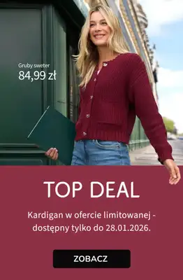 bonprix - gazetka promocyjna TOP DEAL od czwartku 22.01 do środy 28.01