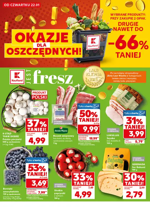 Kaufland - gazetka promocyjna Oferta Kaufland - SUPER WEEKEND od soboty 24.01 do niedzieli 25.01 - strona 6