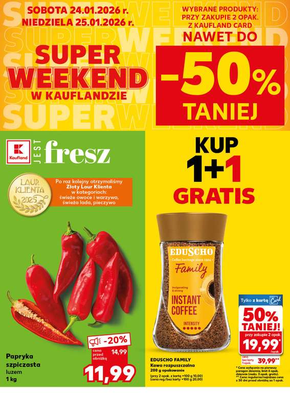 Kaufland - gazetka promocyjna Oferta Kaufland - SUPER WEEKEND od soboty 24.01 do niedzieli 25.01 - strona 2