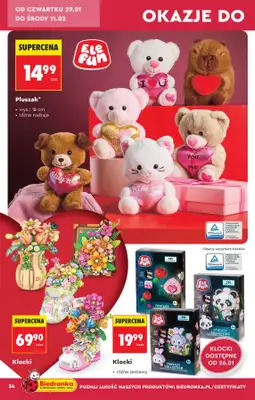 Biedronka - gazetka promocyjna Hity i inspiracje od 24.01 od soboty 24.01 do środy 11.02 - strona 36