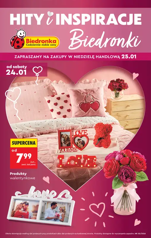 Biedronka - gazetka promocyjna Hity i inspiracje od 24.01  