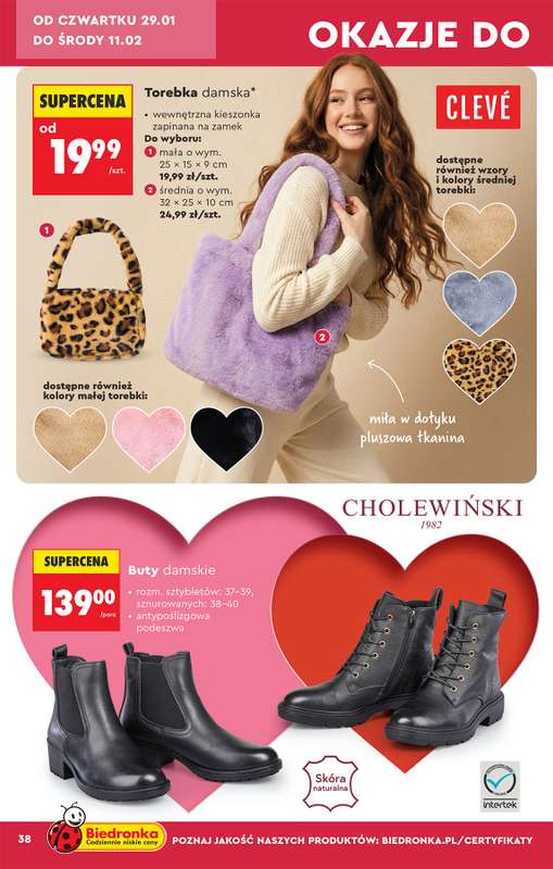 Biedronka - gazetka promocyjna Hity i inspiracje od 24.01 od soboty 24.01 do środy 11.02 - strona 40