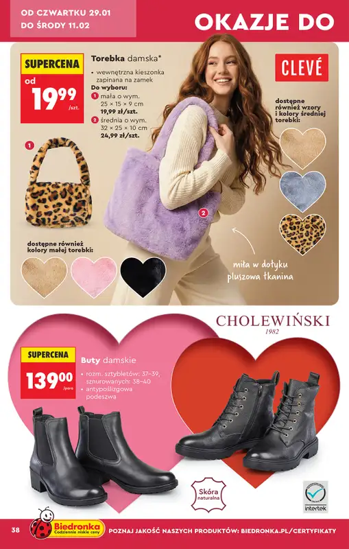 Biedronka - gazetka promocyjna Hity i inspiracje od 24.01 od soboty 24.01 do środy 11.02 - strona 40
