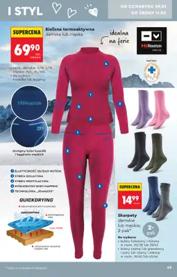 Biedronka - gazetka promocyjna Hity i inspiracje od 24.01 od soboty 24.01 do środy 11.02 - strona 45