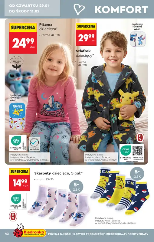 Biedronka - gazetka promocyjna Hity i inspiracje od 24.01 od soboty 24.01 do środy 11.02 - strona 44