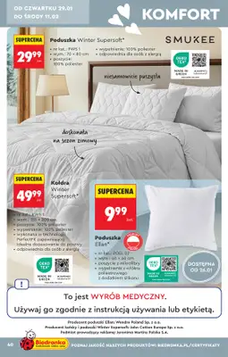 Biedronka - gazetka promocyjna Hity i inspiracje od 24.01 od soboty 24.01 do środy 11.02 - strona 42