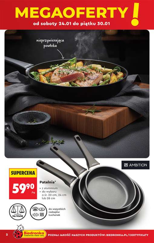 Biedronka - gazetka promocyjna Hity i inspiracje od 24.01 od soboty 24.01 do środy 11.02 - strona 4